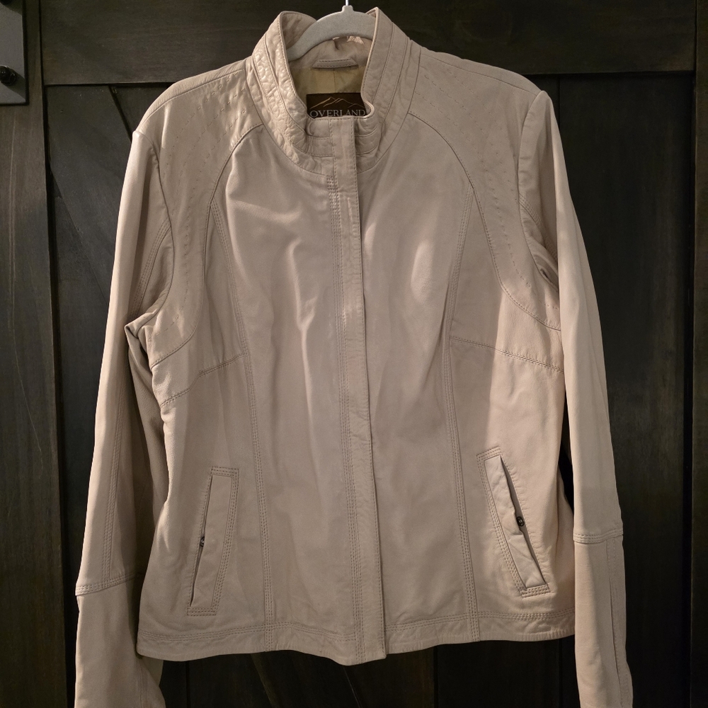 Overland Women's Light Tan Leather Jacket